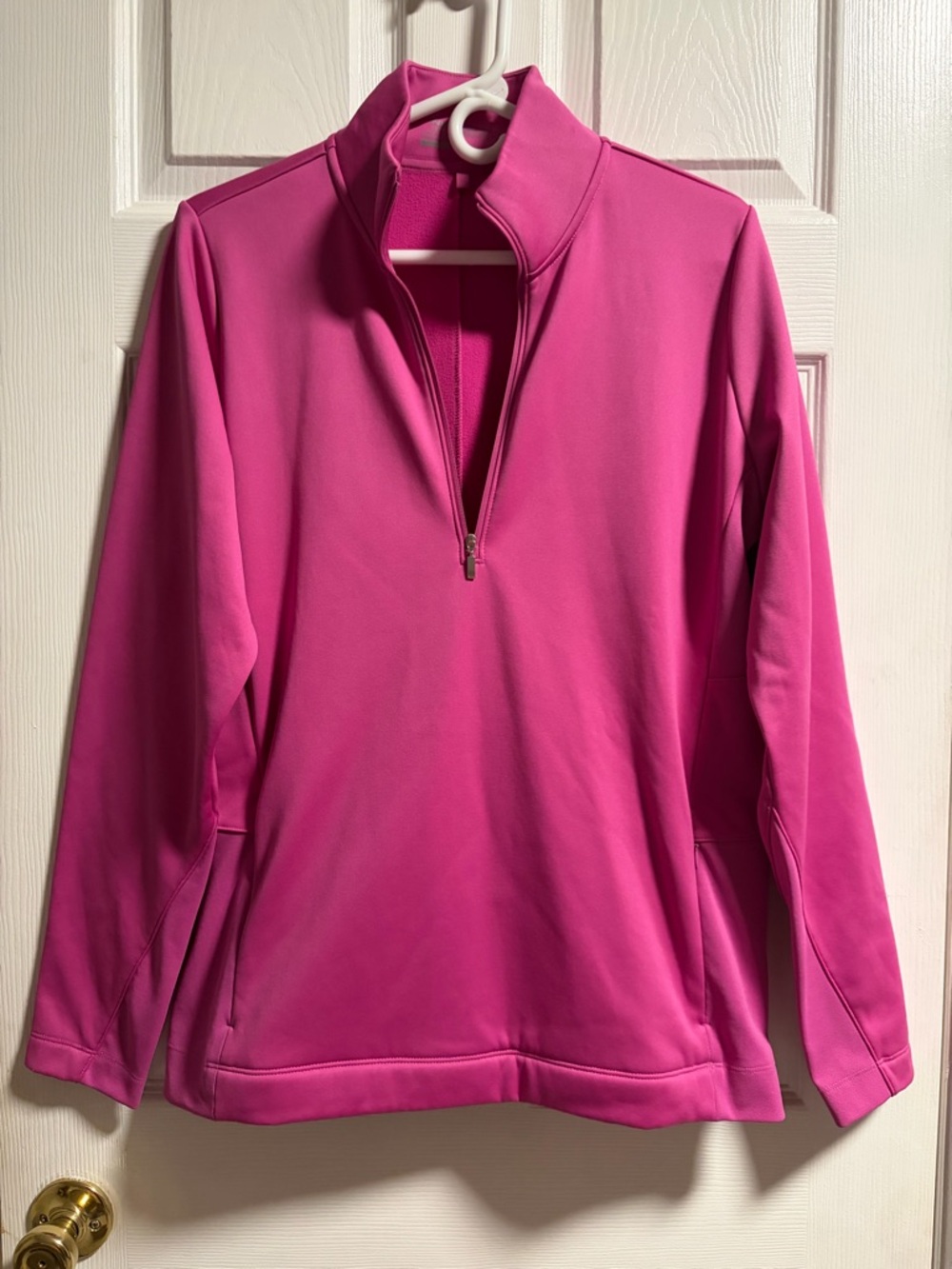 Nike Golf Therma Fit Pink Quarter-Zip Sweatshirt